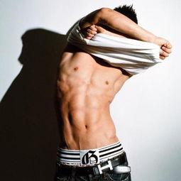 腹肌明星照片,肌肉线条与魅力的完美结合